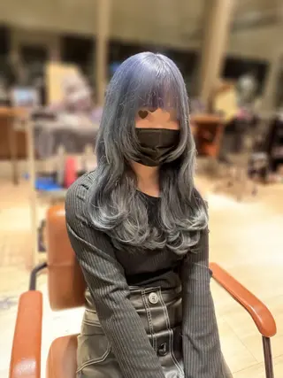 ロング 赤羽今日子/レイヤー /盛れる顔まわりのヘアスタイル