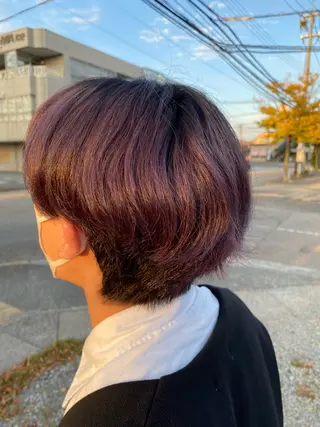 ショート カラー メンズ 諸岡 玲のヘアスタイル