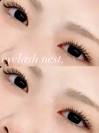 マツエク・マツパ intime内nest.所属・🤍nest. エリ🤍のマツエク・マツパデザイン