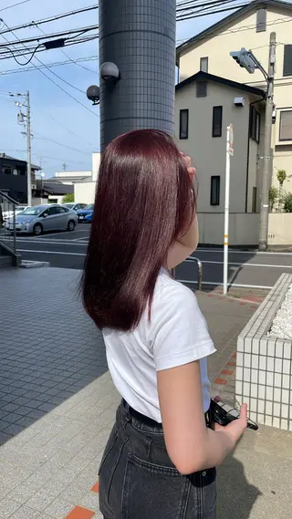 セミロング カラー 岐阜/各務原 スタイリスト🎀のヘアスタイル