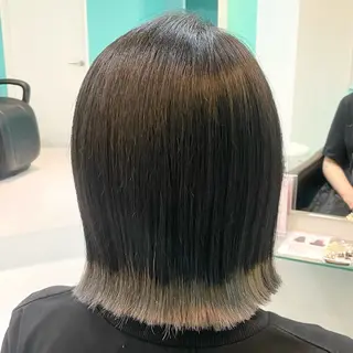 ショート カラー 艶/透明感 🫧カラーのヘアスタイル