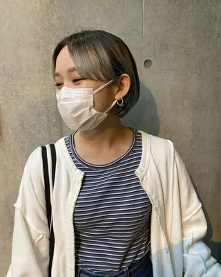 ショート カラー hemm,hemm.所属・ショート・ボブ MIKUのヘアスタイル