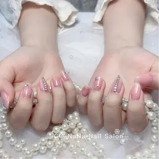 ネイル CC  NaNa ワンホンネイル🌙Nのネイルデザイン