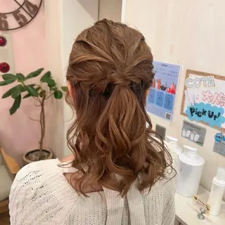 ミディアム ヘアアレンジ 韓国ヘア🧸髪質改善 🧸きくちみさきのヘアスタイル