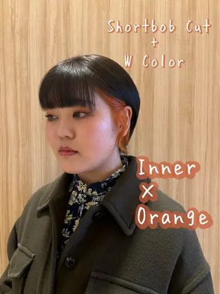 ショート カラー 髪師kenjiro所属・五十嵐 未悠のヘアスタイル