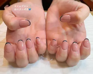 ネイル 森のさんぽ道所属・ショートネイル 森のさんぽ道のネイルデザイン