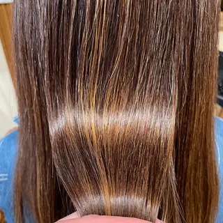 ロング カラー パーマ エイジングケア特化 美容師✂️山崎竜二のヘアスタイル