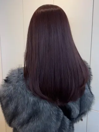 ロング カラー 🤍透明感カラー🤍 韓国ヘア🇰🇷のヘアスタイル