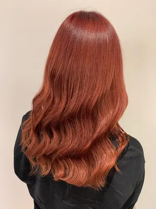 セミロング カラー 🍓韓国ヘア レイヤ ーカット🍓笠原 葵のヘアスタイル