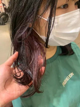 セミロング カラー ショート🌼パーマ 本間正子のヘアスタイル