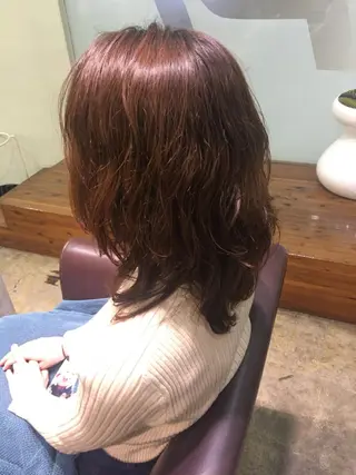 ミディアム パーマ 中村 碧のヘアスタイル