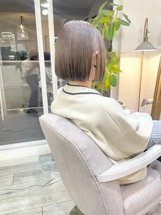 ミディアム カラー シバタ ショウゴのヘアスタイル