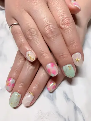 ネイル 菅野 愛花のネイルデザイン