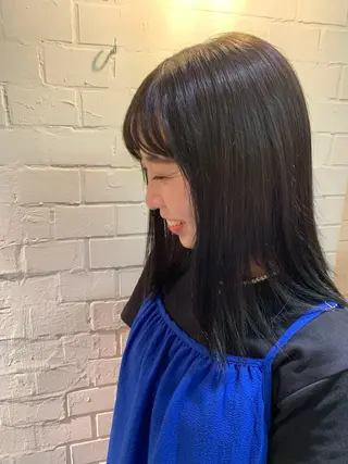 ミディアム 水原波津輝/ボブ /ニュアンスパーマのヘアスタイル