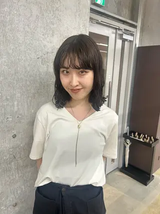 ミディアム パーマ 伊藤ほのか /パーマ/ショートのヘアスタイル