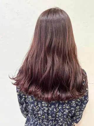 ロング カラー mana .のヘアスタイル