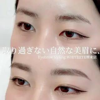 アイブロウ WHITEEYE堺東 店長/藁粥　明の眉毛・アイブロウイメージ