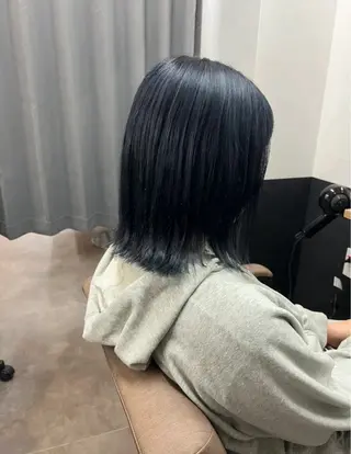 ミディアム カラー TELAHAIR 篠原翔哉のヘアスタイル