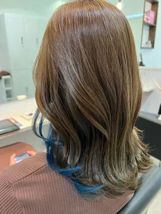 セミロング 🤍美髪×艶カラー RYOKO🤍のヘアスタイル