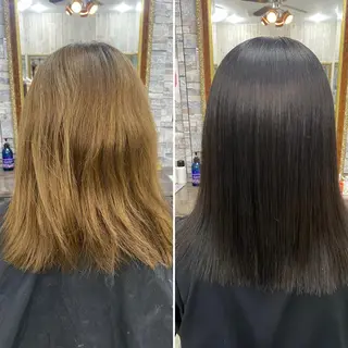 ミディアム 土屋朱理/ ハイトーンカラーのヘアスタイル