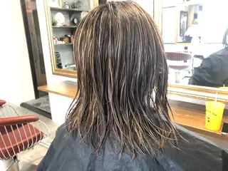 セミロング カラー オーナースタイリスト 佐藤のヘアスタイル