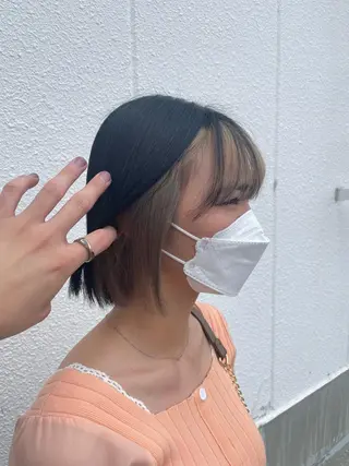 ミディアム 松澤 勇輝のヘアスタイル