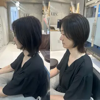 ショート 山崎 結菜LEV.のヘアスタイル