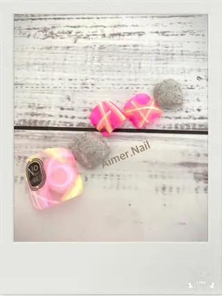 カラー Aimer. Nailのネイルデザイン