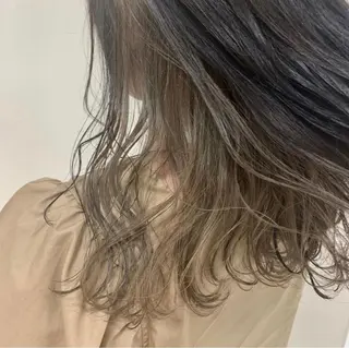 セミロング カラー ヘアアレンジ 【Sweep】おじま のぞみのヘアスタイル