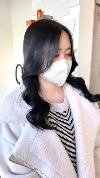 セミロング 🎀暖色/ ピンク🎀seinaのヘアスタイル