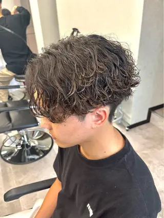 ショート パーマ メンズ メンズサロン/戸塚駅 東口3分/冨田大輝のヘアスタイル