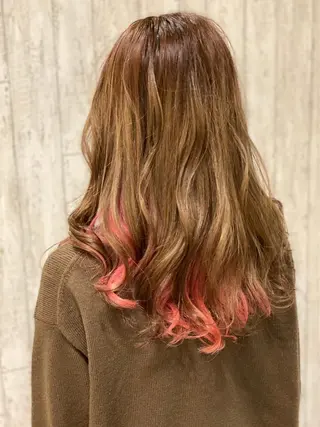 ミディアム カラー 品川No.1 マスダ店長のヘアスタイル