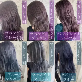 セミロング 🇺🇸ハイライト特 化美容師🇺🇸漆沢のヘアスタイル