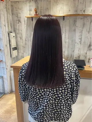 ロング カラー CLAPS富岡所属・おの ももか /京急富岡のヘアスタイル