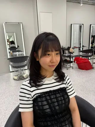 セミロング 齋藤 こはるのヘアスタイル