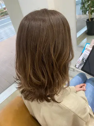 ミディアム 枝元 駿のヘアスタイル