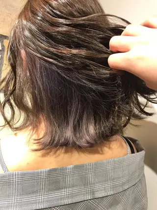 ショート カラー 髪質改善×矯正🫧 韓国ヘアasamiのヘアスタイル