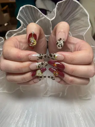 ネイル るか/透明感 カラー/アレンジのヘアスタイル