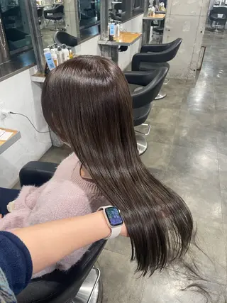 カラー 🤍ベージュ/透明感 韓国ヘア/まりん🤍のヘアスタイル