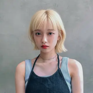 ショート カラー ⚜️ブリーチ× 透明感✨Hayatoのヘアスタイル