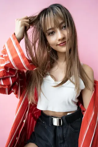 セミロング カラー 🉐レイヤー/塩見 弘樹🉐渋谷のヘアスタイル