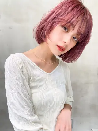 ショート カラー ヘアアレンジ 金子 廉のヘアスタイル