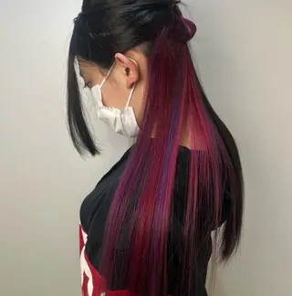 ロング カラー ブリーチカラー特化 美容師/𝕐𝕌𝕀のヘアスタイル