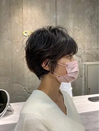 ショート パーマ ROBBY所属・松井美樹/似合わせ ガーリー・韓国のヘアスタイル