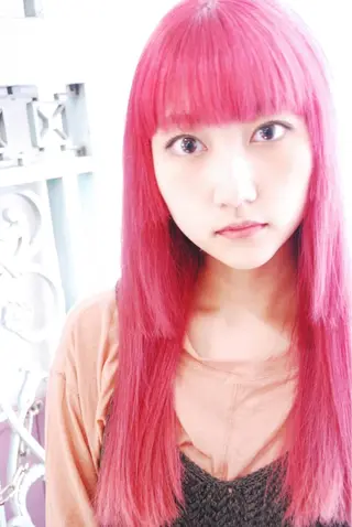 ロング カラー パーマ ヘアアレンジ メンズ 表参道Lise おおいしおりのヘアスタイル