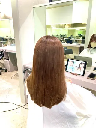 ロング ハイライトデザイン 特化/表参道/みづきのヘアスタイル