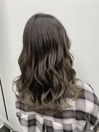 ロング カラー パーマ 巻けるケア縮毛矯正✨ ケアカラー✨山下のヘアスタイル