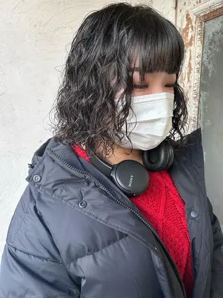 ミディアム パーマ お任せヘア☘️☘️ 及川渚のヘアスタイル