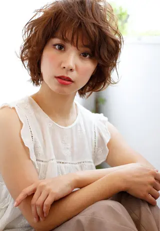 カラー 似合わせカット得意 仁井亮のヘアスタイル