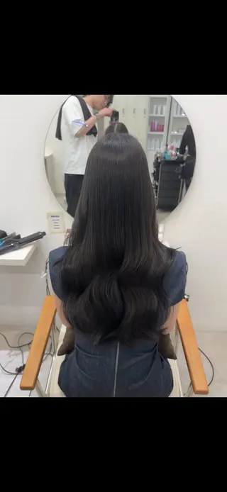 ロング 髪質改善×縮毛矯正 Core梅田　片山のヘアスタイル